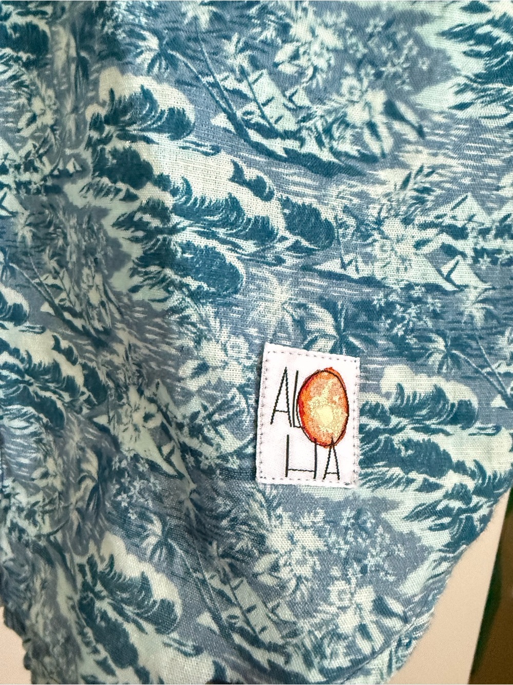 ALOHA MARINA Lanikai Linen Blend Shirt Small - Picture 9 of 10